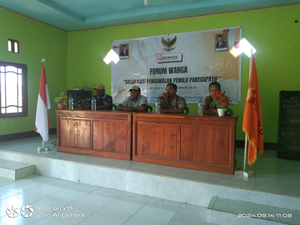 Sosialisasi Pengawasan Partisipatif; Kades Meluwiting I