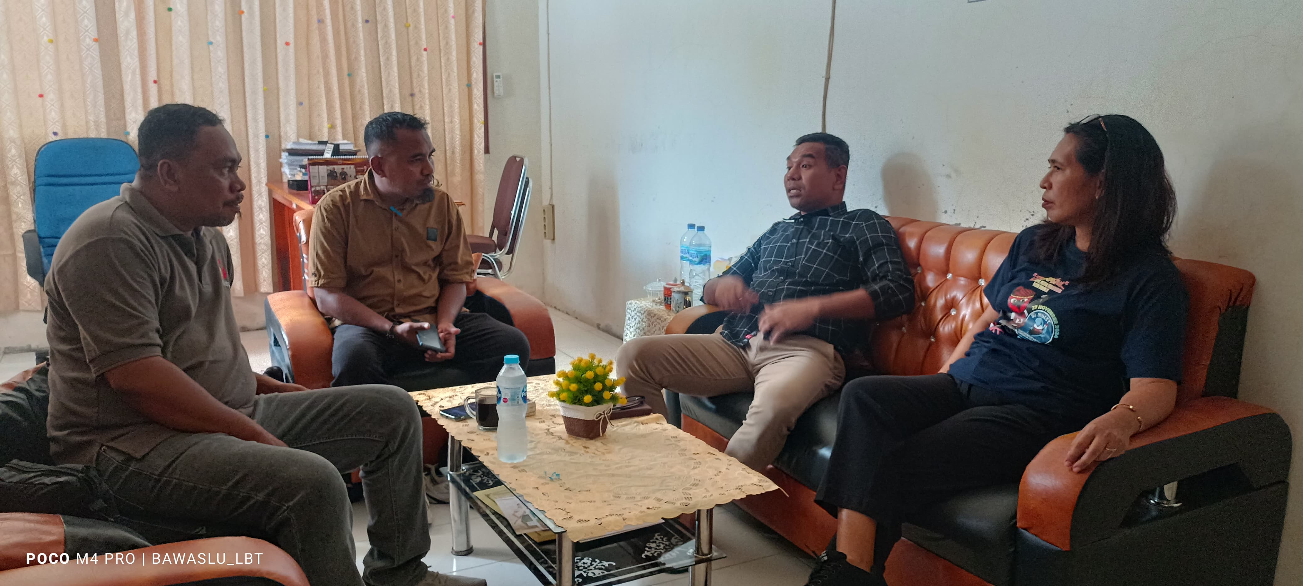 Ketua dan Anggota Bawaslu Koordinasi bersama Ketua dan Anggota KPU Lembata