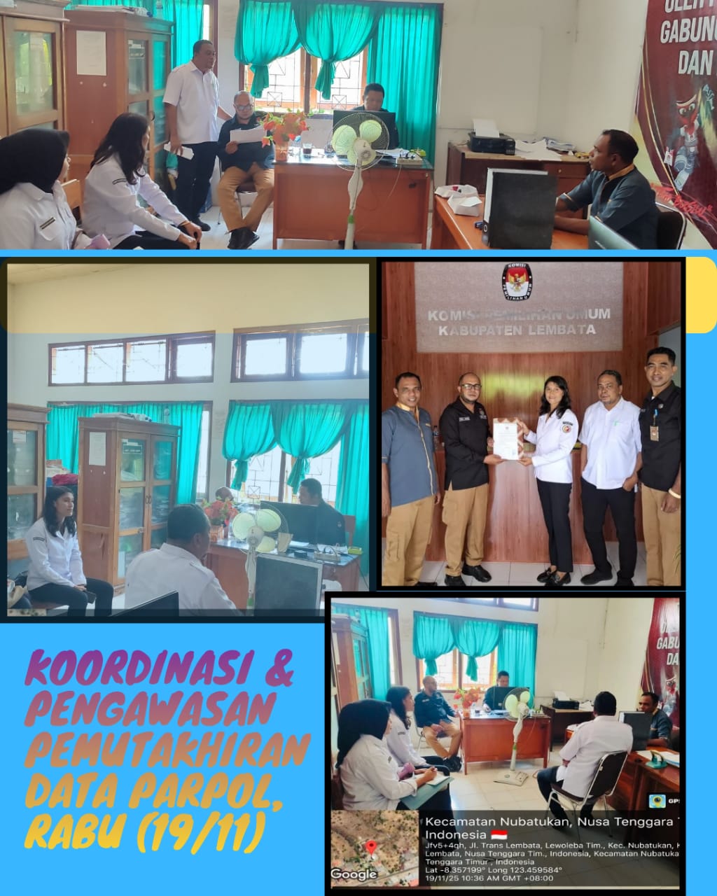 Koordinasi & Pengawasan Pemutakhiran Data Parpol