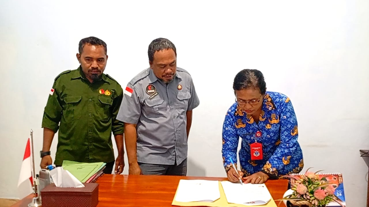 Bawaslu Lembata dan Pramuka Kwartir Cabang Jalin Kerja Sama Pengawasan Partisipatif.