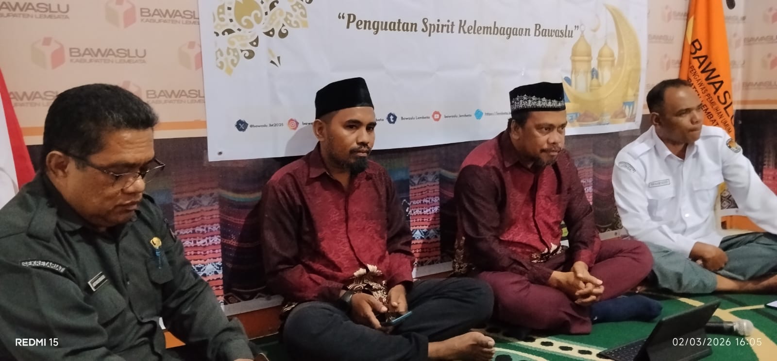 Ketua dan Anggota Bawaslu serta Korsek dan Anggota KPU Lembata