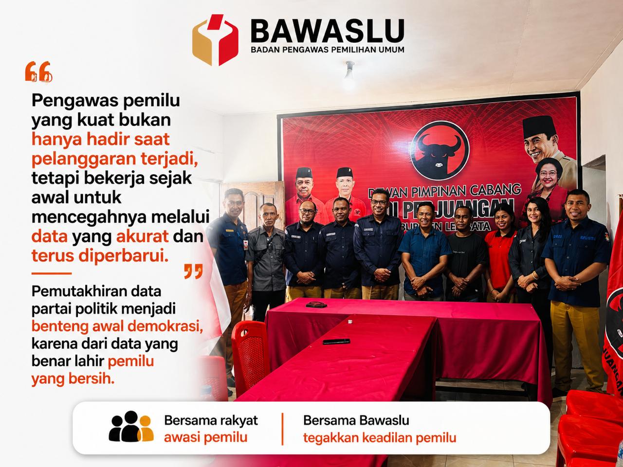 Visitasi ke PDIP Lembata