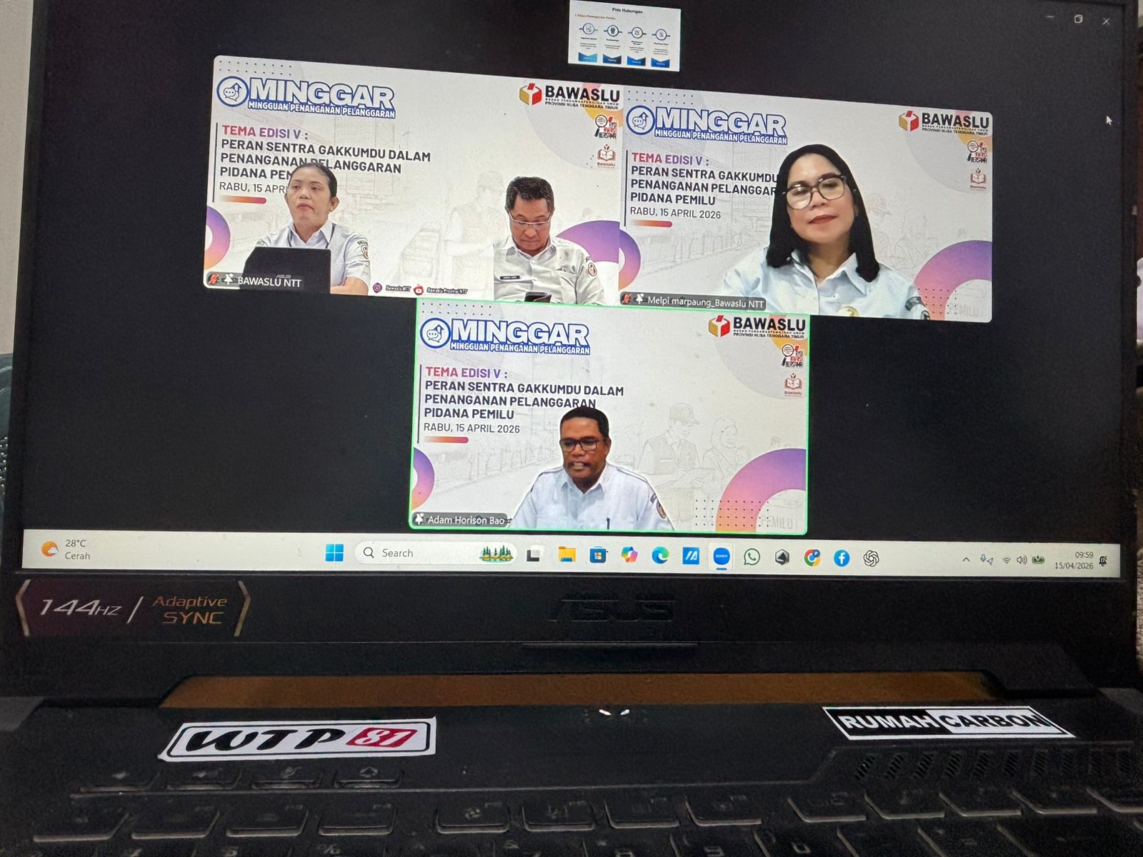 MInggar Edisi Ke - 5.