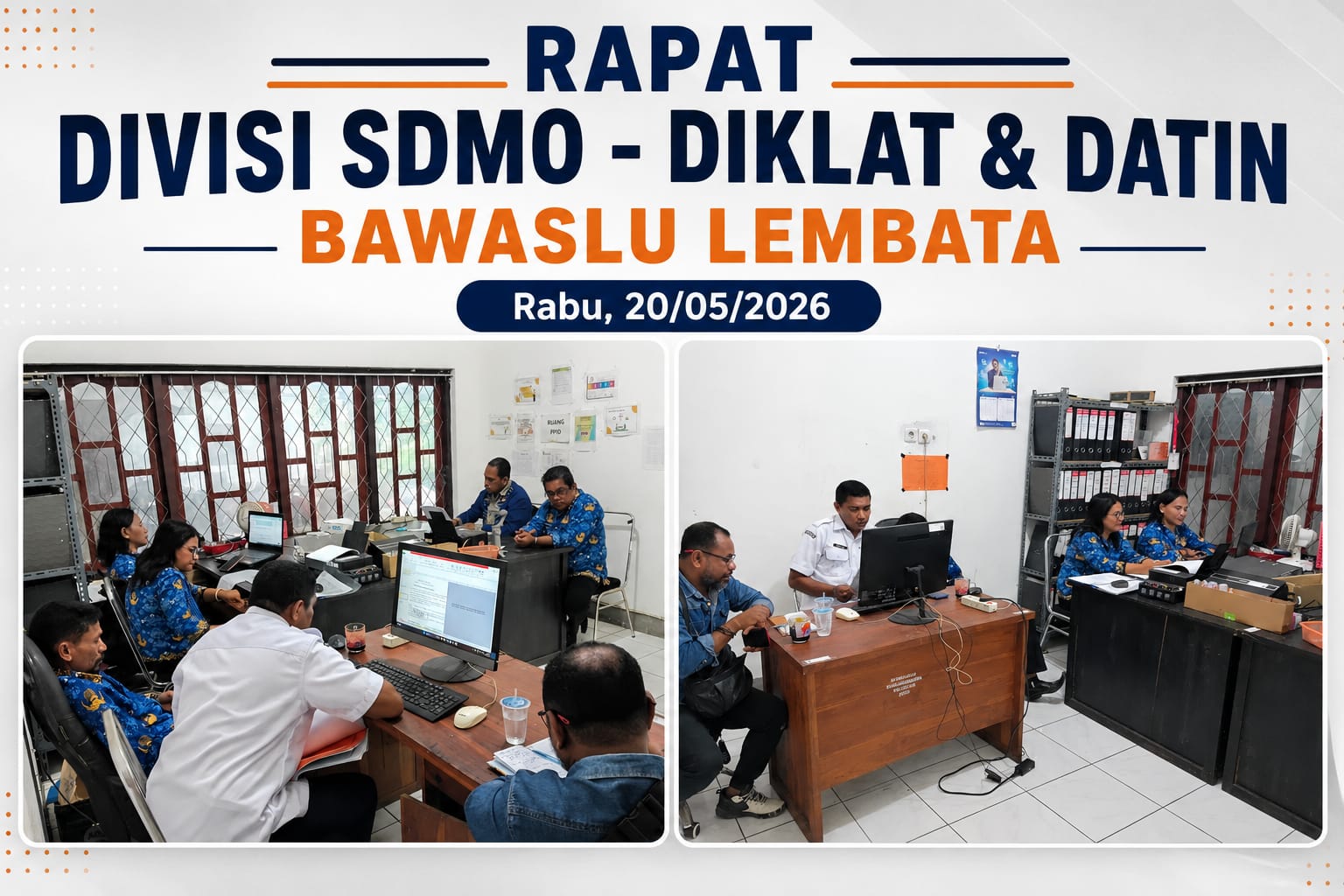 Rapat Divisi SDMO, Diklat dan Datin