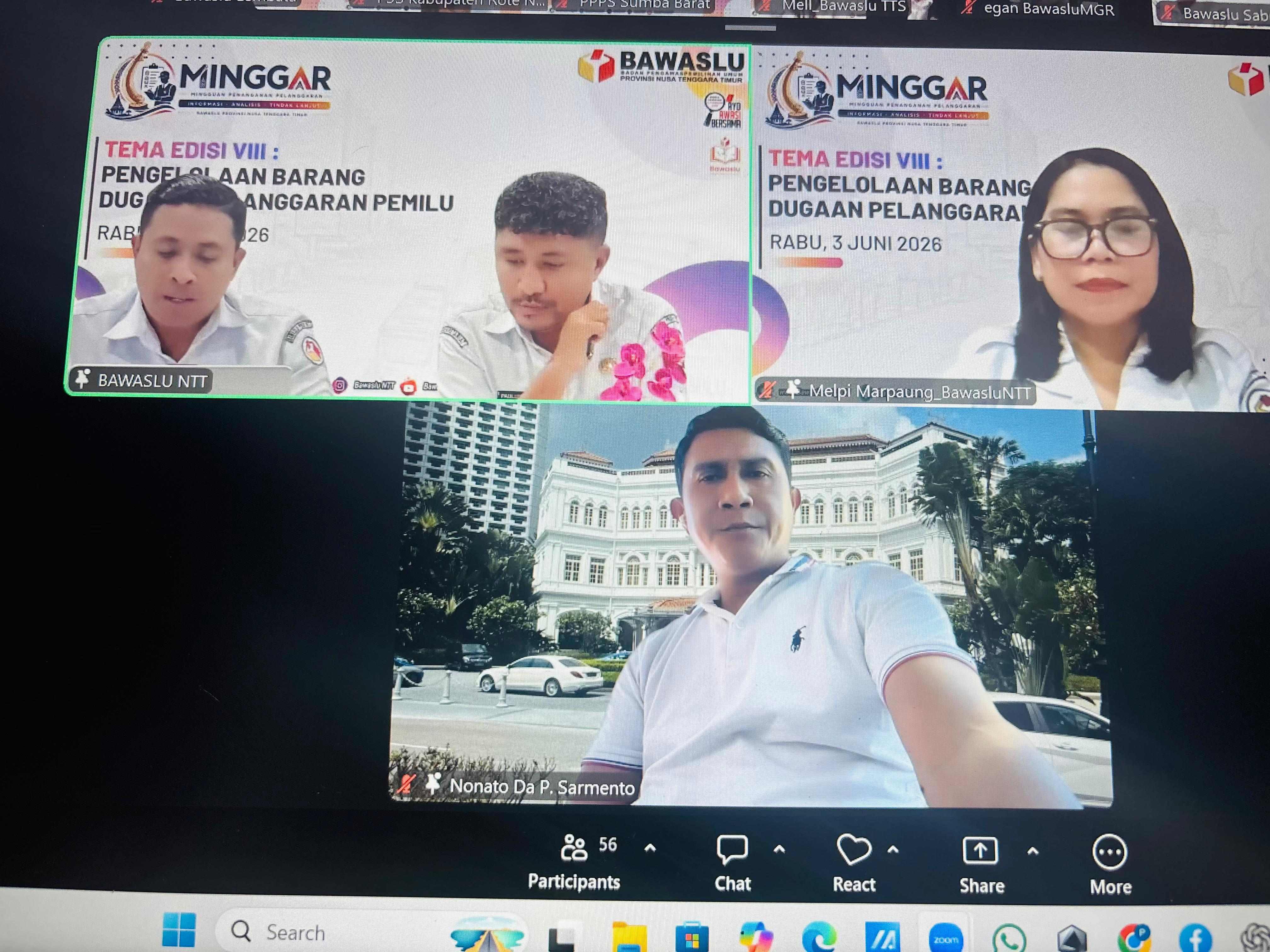 Minggar Edisi ke-8 Bawaslu NTT