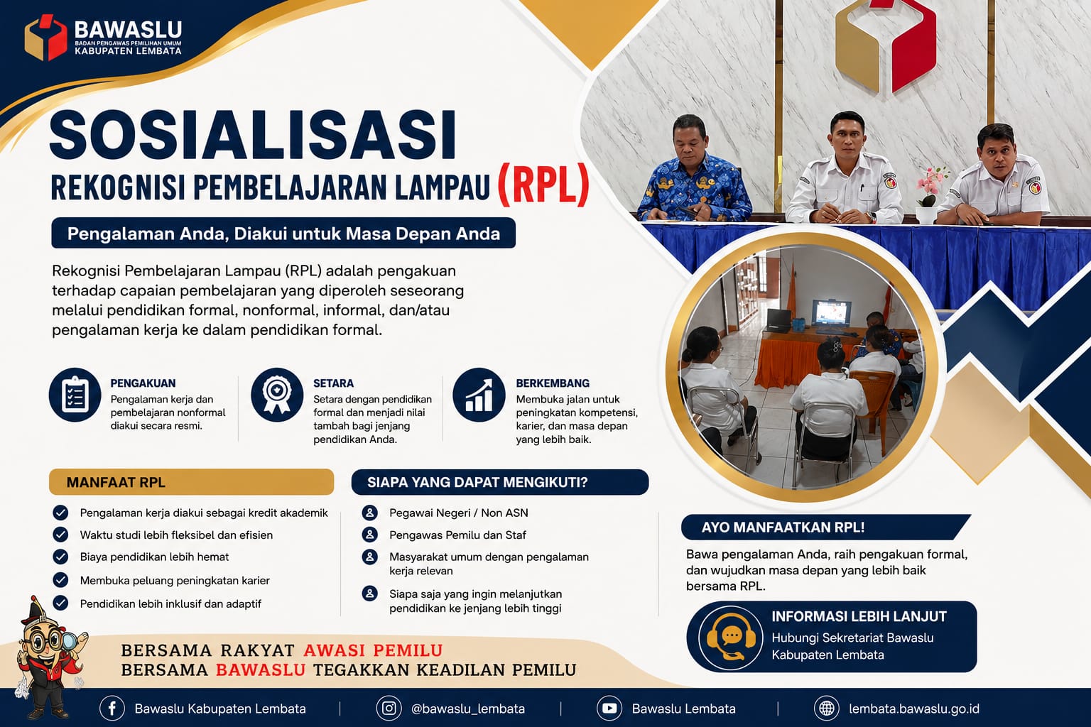 Bawaslu NTT Gandeng Undana Sosialisasikan Program RPL