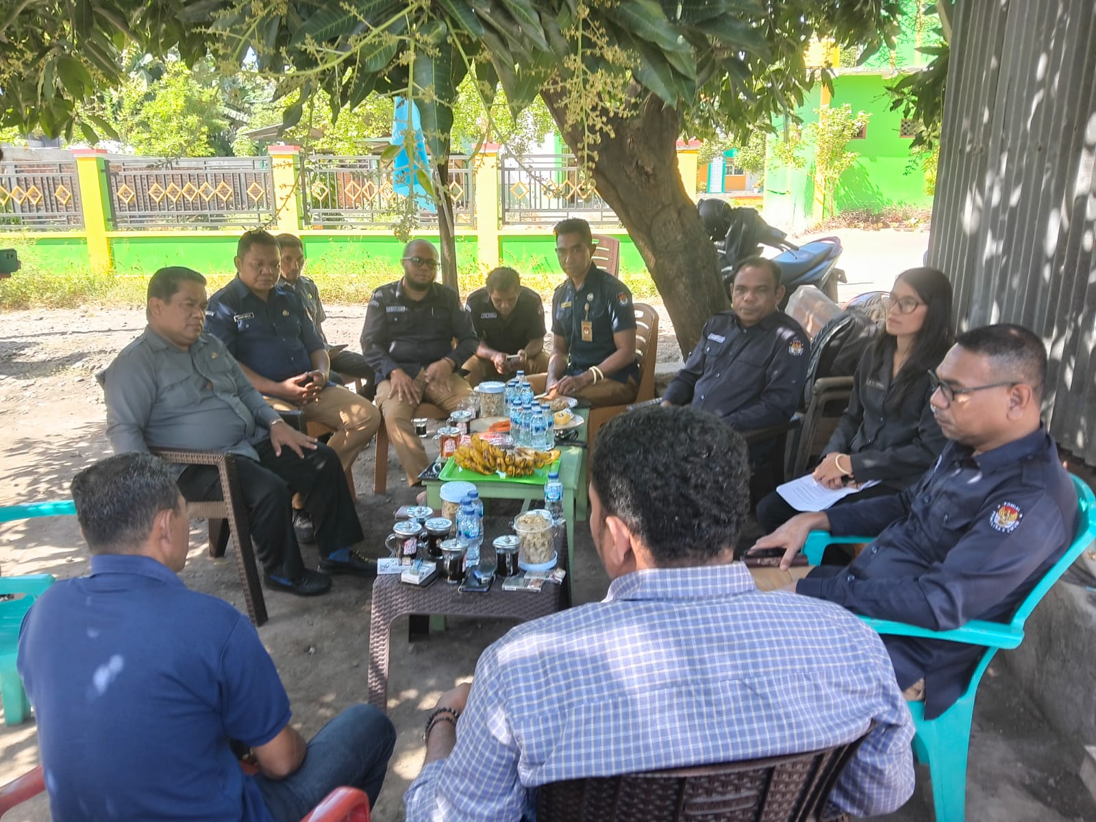 Visitasi Bawaslu dan KPU Lembata ke Partai Gelora