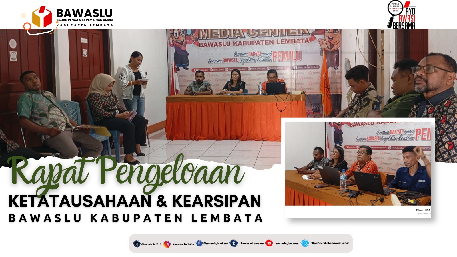 Rapat Pengelolaan Ketatausahaan dan Kearsipan