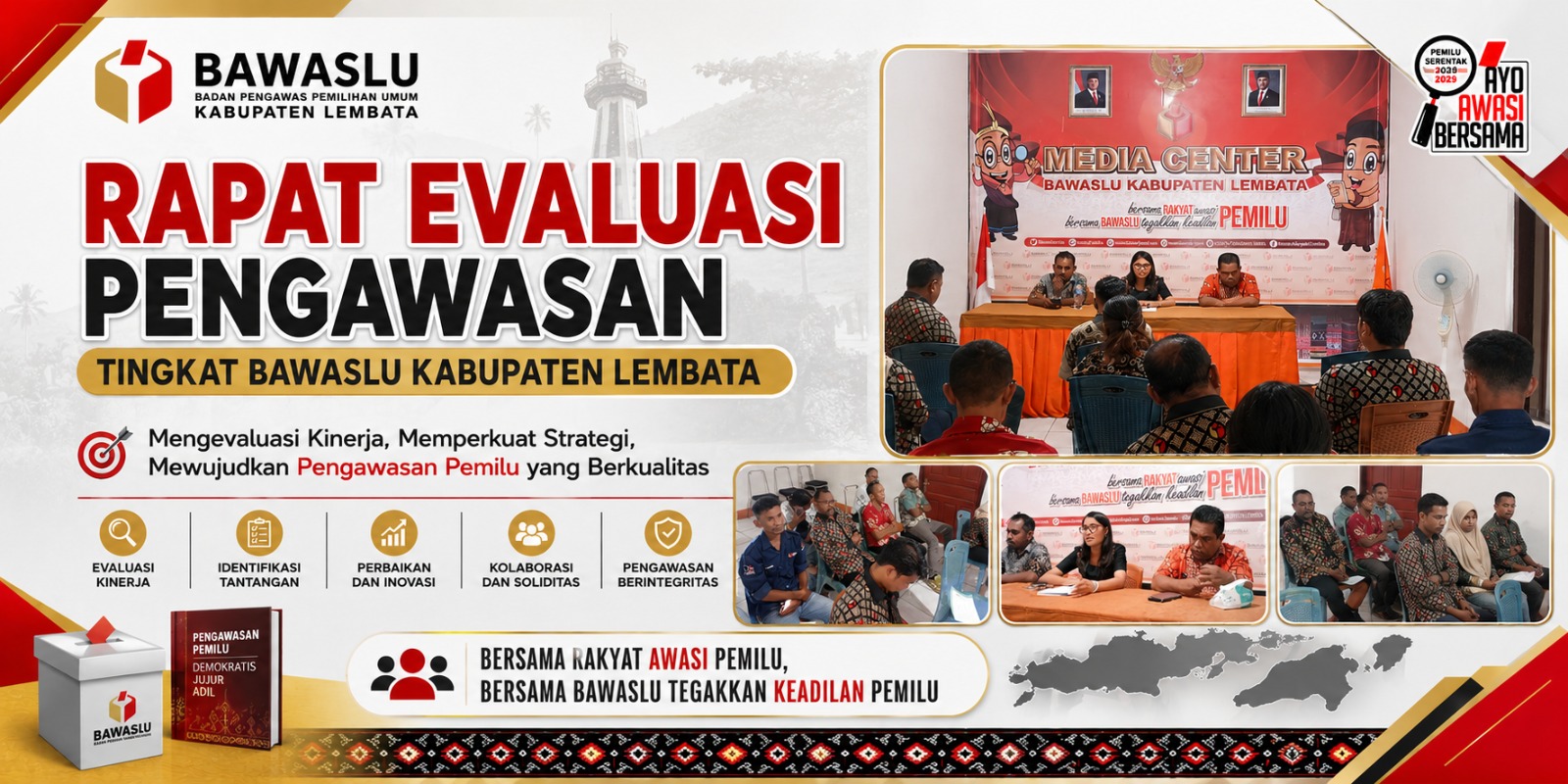 Rapat Internal Bawaslu Lembata
