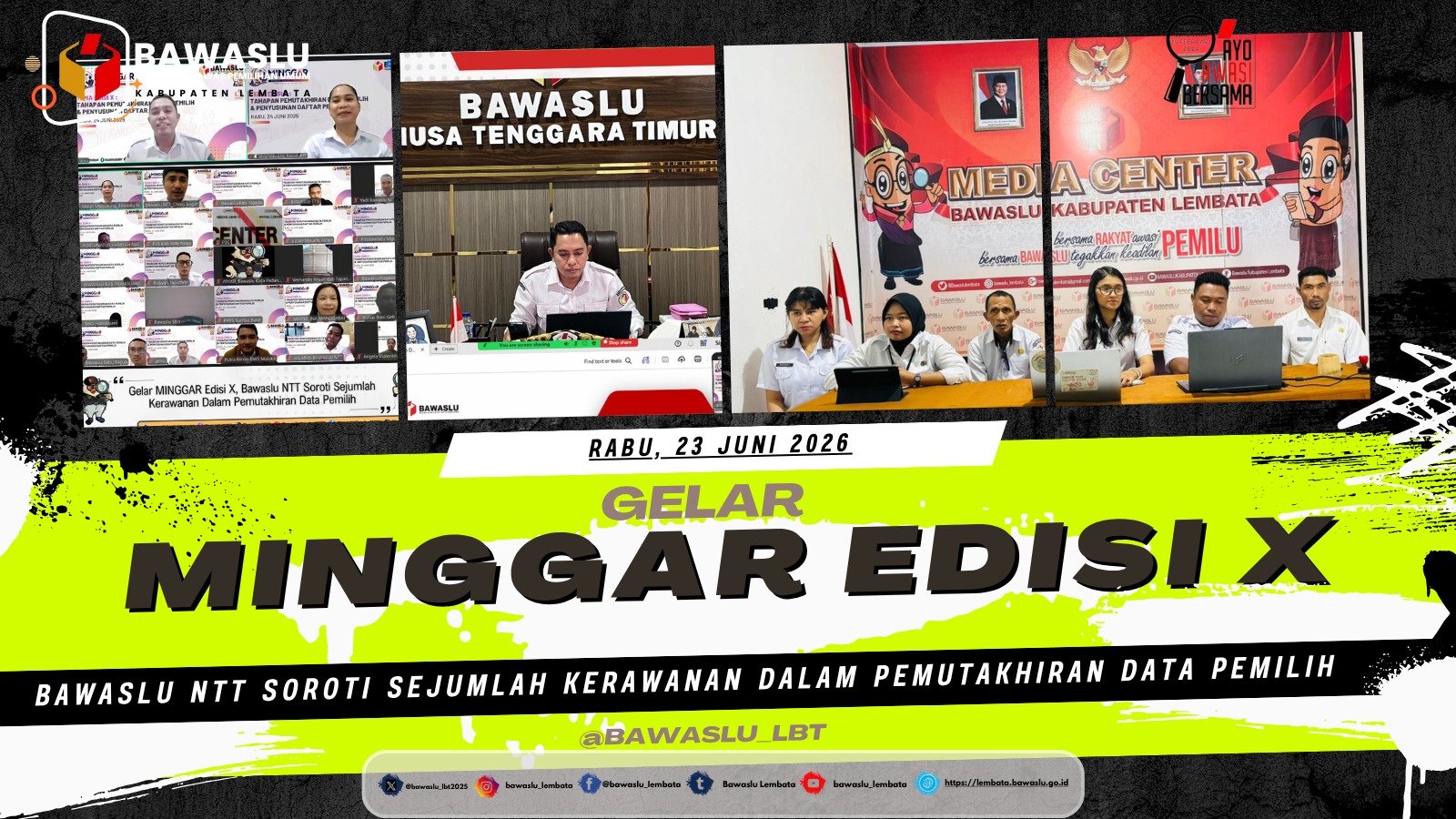 Minggar Edisi X Bawaslu NTT
