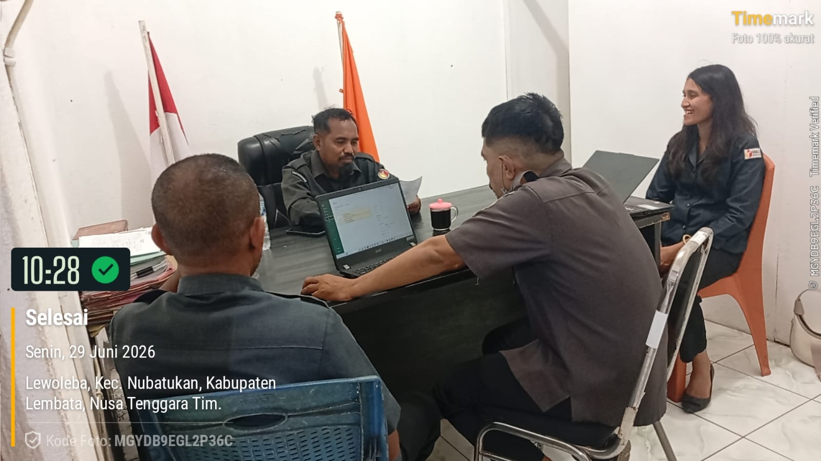 Rapat Internal Divisi HP2H Bawaslu Kabupaten Lembata.