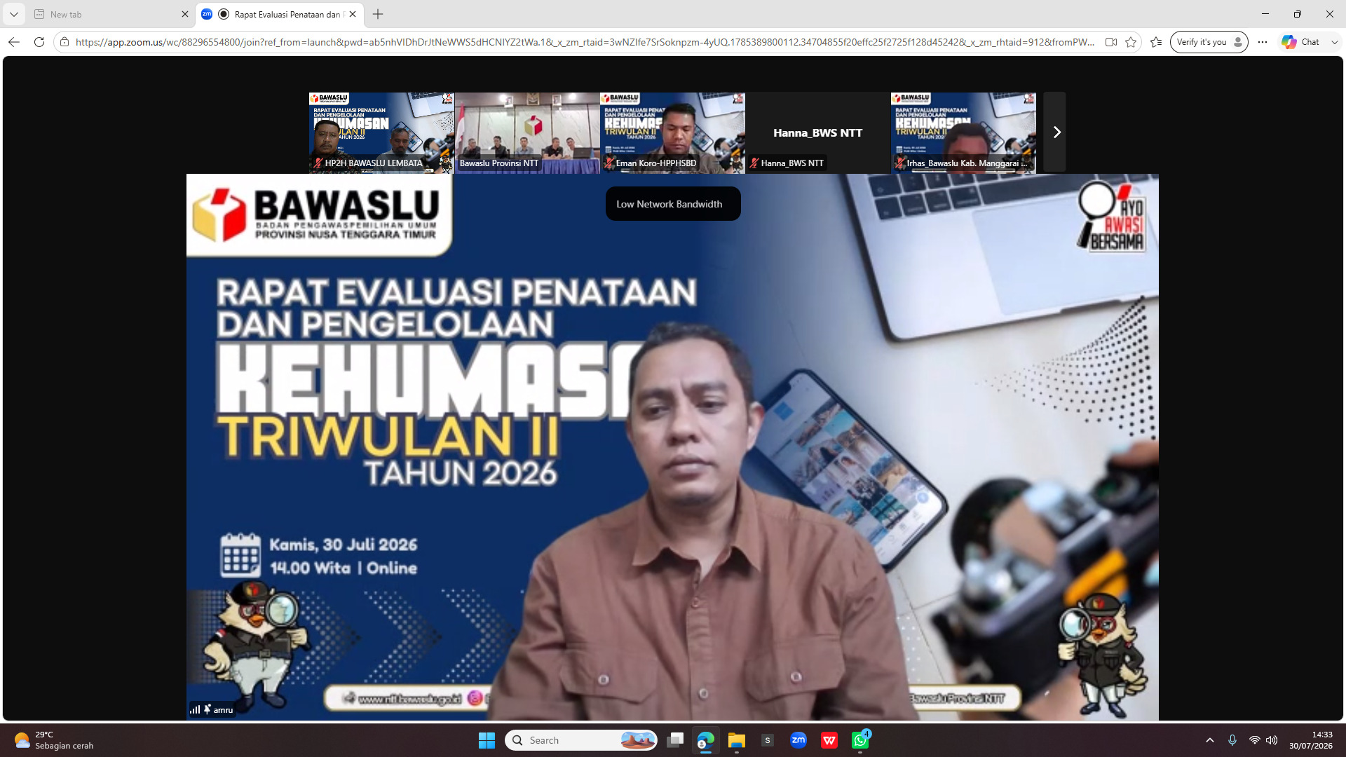 Rapat Evaluasi Kehumasan