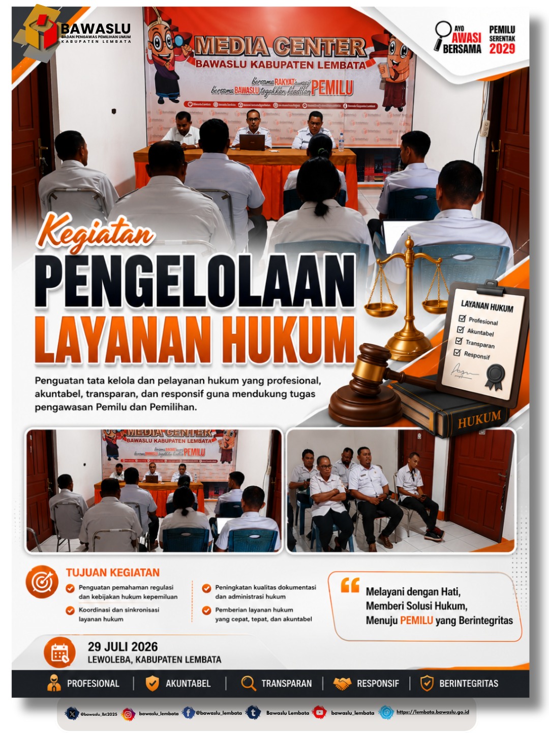 Rapat Pengelolaan Layanan HUkum