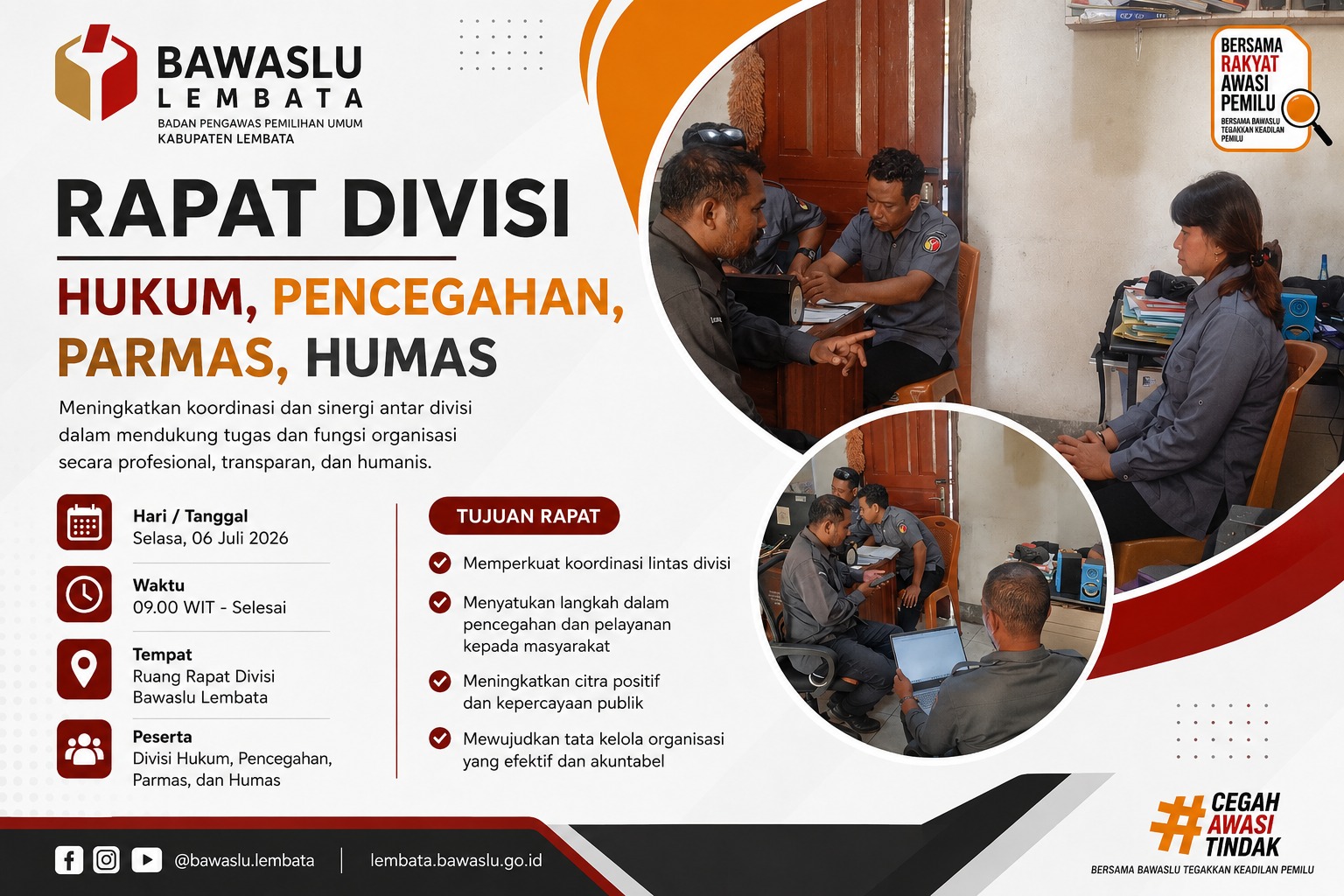 Rapat Divisi HP2H