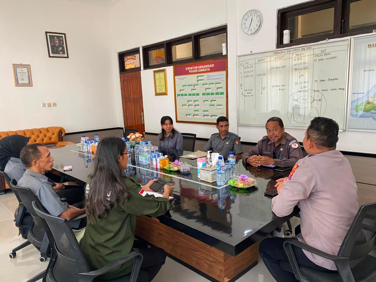 Bawaslu Lembata Visitasi ke Polres Lembata.