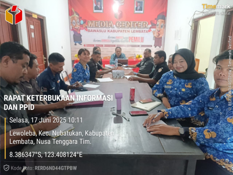 Bawaslu Lembata Internalisasi PPID