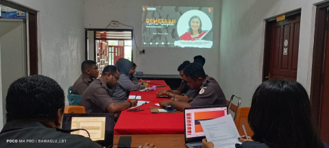 Bawaslu Lembata dalam Rakor Pemetaan Isu-Isu Sengketa Proses Pemilu/Pemilihan 2024