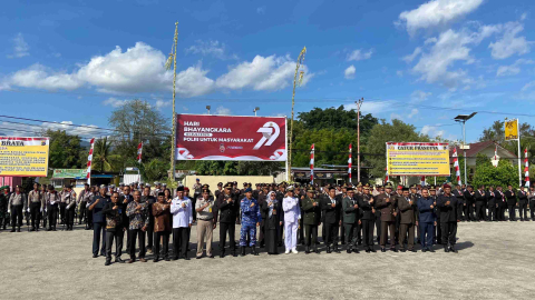 Apel HUT Bayangkara ke 79