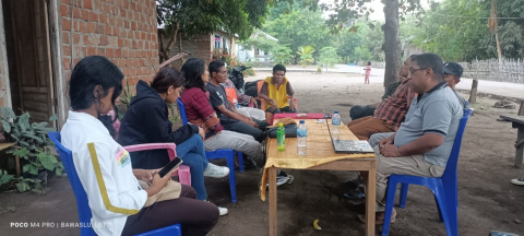 Bawaslu dalam FGD di Desa Bour