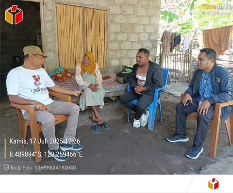 Kordiv HP2H Bawaslu Lembata bersama Ketua KPU Lembata dan BPS Lembata