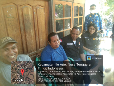 Kordiv PPPS Bawaslu Lembata bersama Anggota KPU Lembata