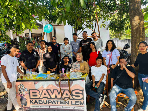 Peserta Lomba memeriahkan Hut Bawaslu Kab/Kota