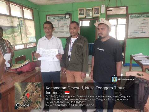 Anggota Muhammad Rifai Awasi Coktas di Omesuri