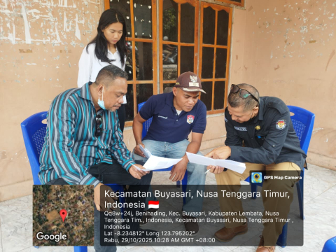 Ketua Bawaslu Lembata lakukan pengawasan coktas