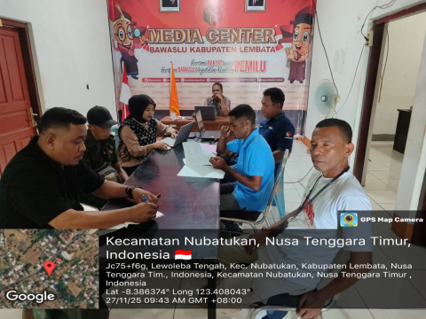 Rapat Internal Bawaslu Lembata