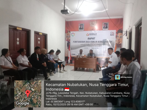 rapat evaluasi PDPB
