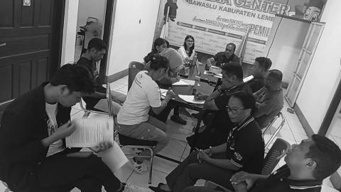 Rapat Persiapan Simulasi Penanganan Pelanggaran Pemilu