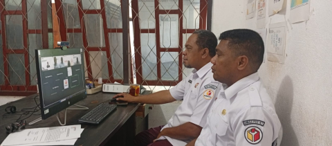 Zoom Penguatan SDM bersama Bawaslu NTT