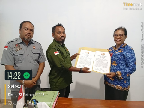 Bawaslu dan Pramuka Lembata Teken MoU