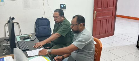 Bawaslu Lembata Ikuti Zoom Bersama Bawaslu NTT