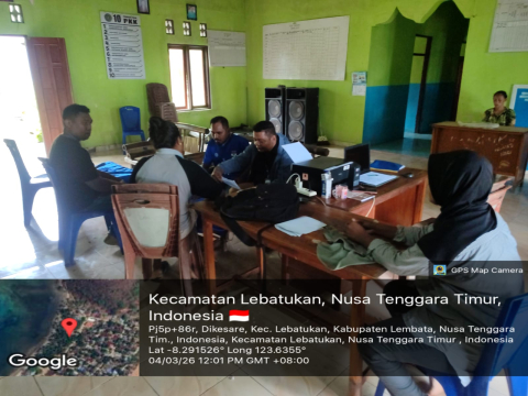 Anggota Bawaslu Lembata, Muhammad Rifai Lakukan Pengawasan di Lebatukan