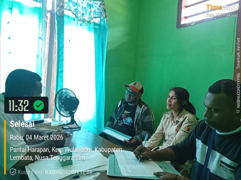 Indah Dewi pengawasan coktas di Wulandoni