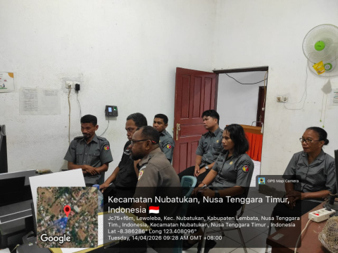 Bawaslu Kab. Lembata Ikut Rapat Via Zoom