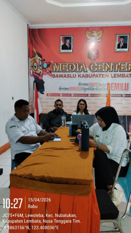 Bawaslu Lembata dalam Minggar Edisi Ke - 5