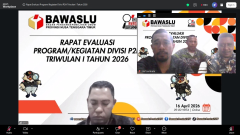 Kordiv P2H Bawaslu NTT