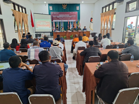 KPU Lembata Sosialisasi Pemutakhiran Data Parpol Semester 1 Tahun 2026