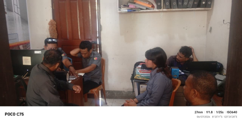 Rapat Divisi HP2H Bawaslu Lembata.