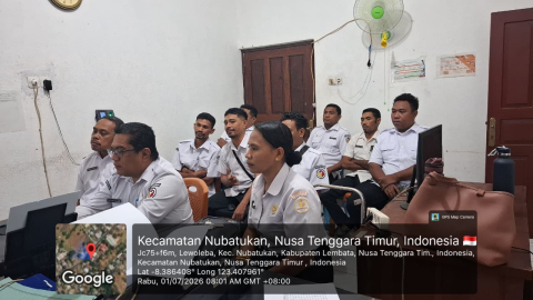 Bawaslu Kabupaten Lembata yang hadir mengikuti kick Off 