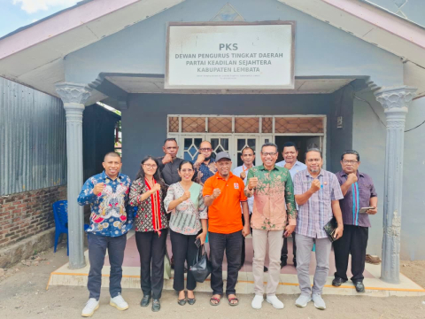 Visitasi Bawaslu dan KPU Lembata ke PKS