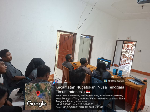 Bawaslu Lembata Ikuti Zoom