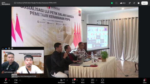 Sosialisasi PDPB oleh Bawaslu