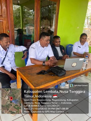 Bawaslu Lembata Ikuti Zoom