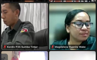 Senin,16 Juni 2025 melalui Zoom Meeting  yang merupakan rapat rutin divisi dan dihadiri 22 Kabupaten Kota se-Provinsi NTT.