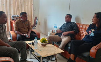 Ketua dan Anggota Bawaslu Koordinasi bersama Ketua dan Anggota KPU Lembata