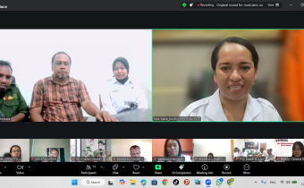 Ketua, Anggota dan Staf dalam Zoom Meeting