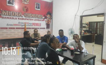 Bawaslu Lembata IKuti Sosialisasi SPT Tahunan Via Coretax